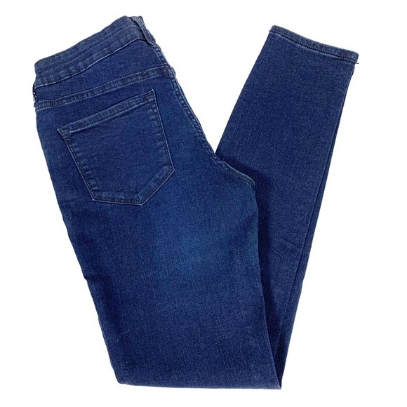 Old Navy Dark Wash Rockstar Midrise Skinny Jeans - Size 4 - Picture 2 of 7